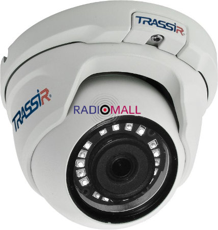 Видеокамера IP Trassir TR-D8121IR2 2.8-2.8мм цветная корп.:белый